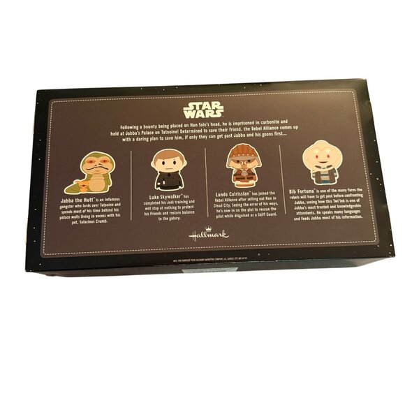 Hallmark Star Wars Itty Bittys Return Of The Jedi Collector Set Featuring Jabba - Picture 4 of 4